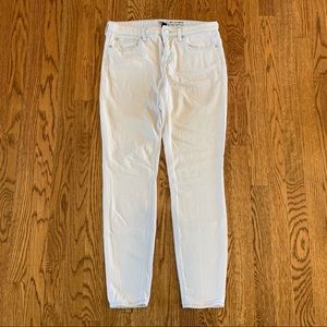 Gap Legging Skimmer 6 Denim White Blue Jeans